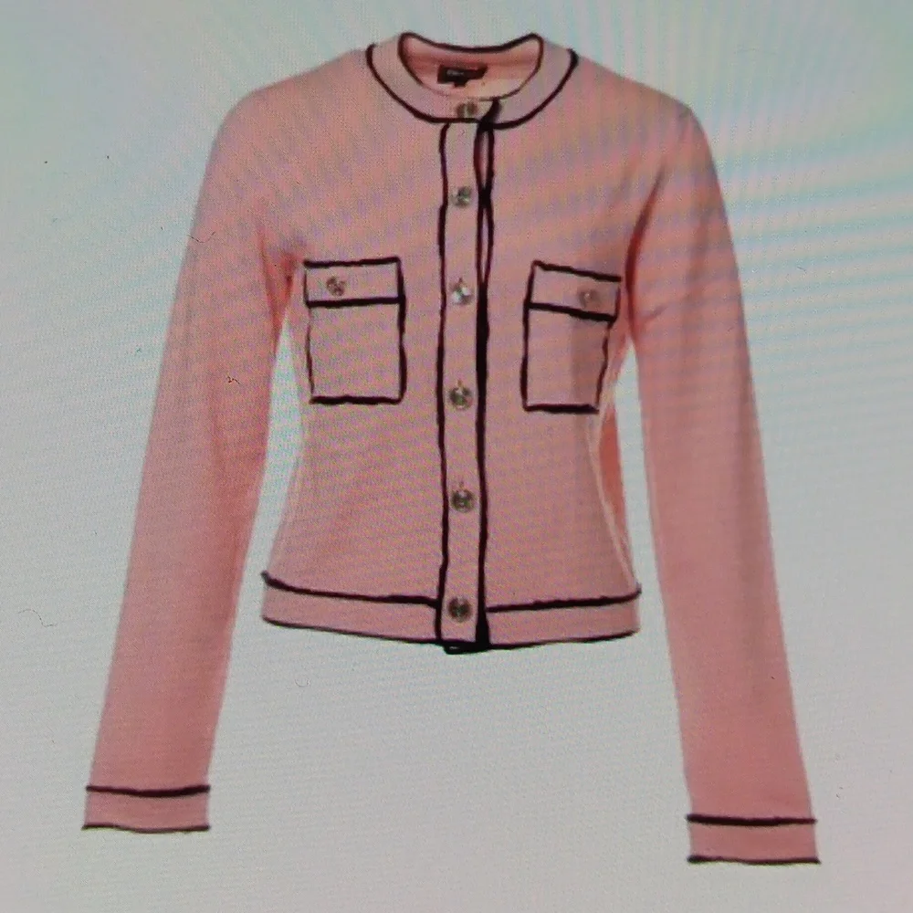 Authentic Chanel 21S Pink Runway Cardigan 36 EUC - Picture 7 of 10